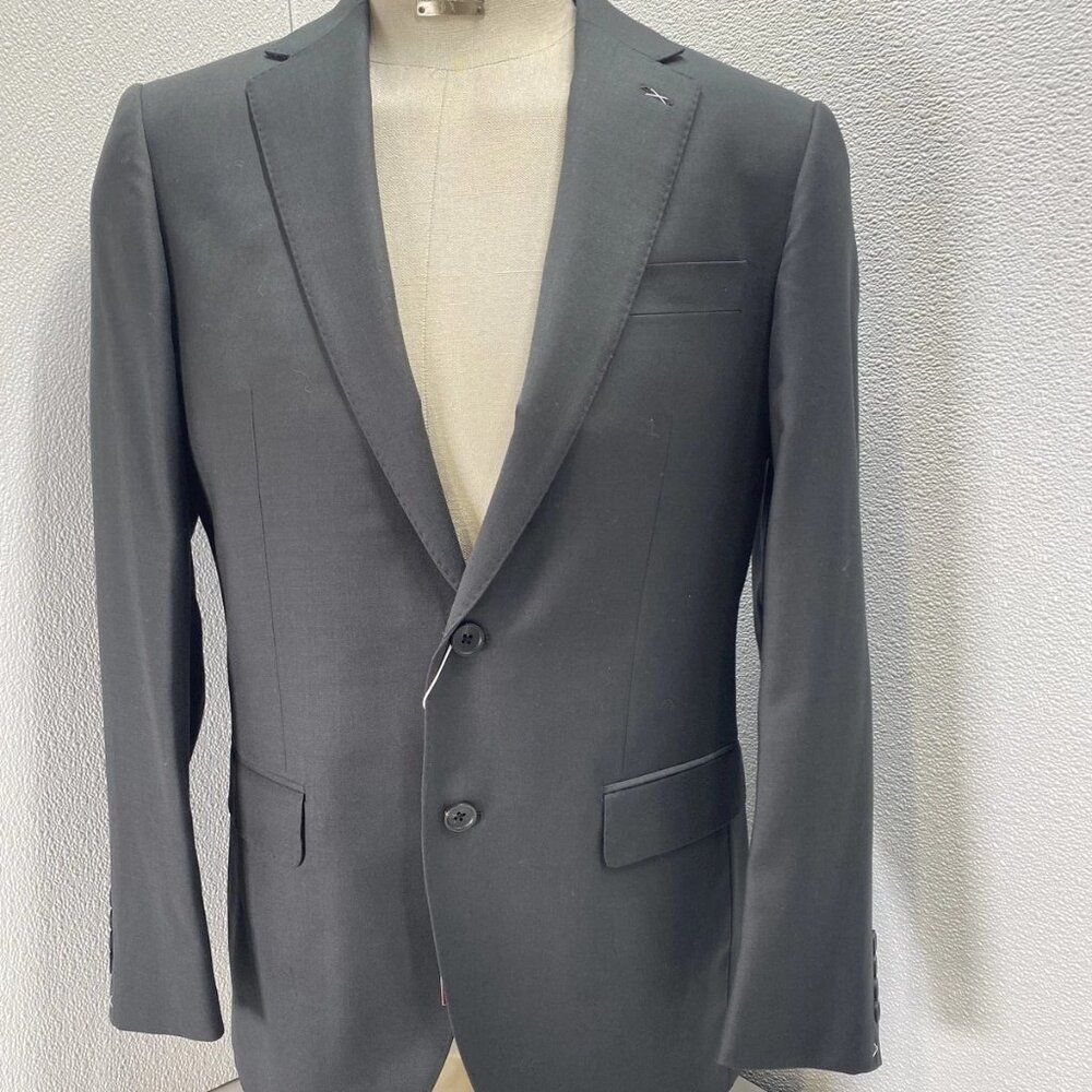 NEW SPIER & MACKAY Men's Rowe & Taylor Merino Wool Suit Jacket–Dark Green,Size40